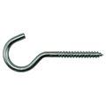 Midwest Fastener 1/4" x 15/16" x 4-1/8" Zinc Plated Steel Screw Hooks 10PK 52395